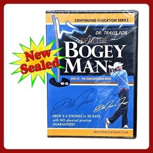Beat The Bogey Man DVD #2 Travis‎ Fox Subconscious Mind Golf OS NWT